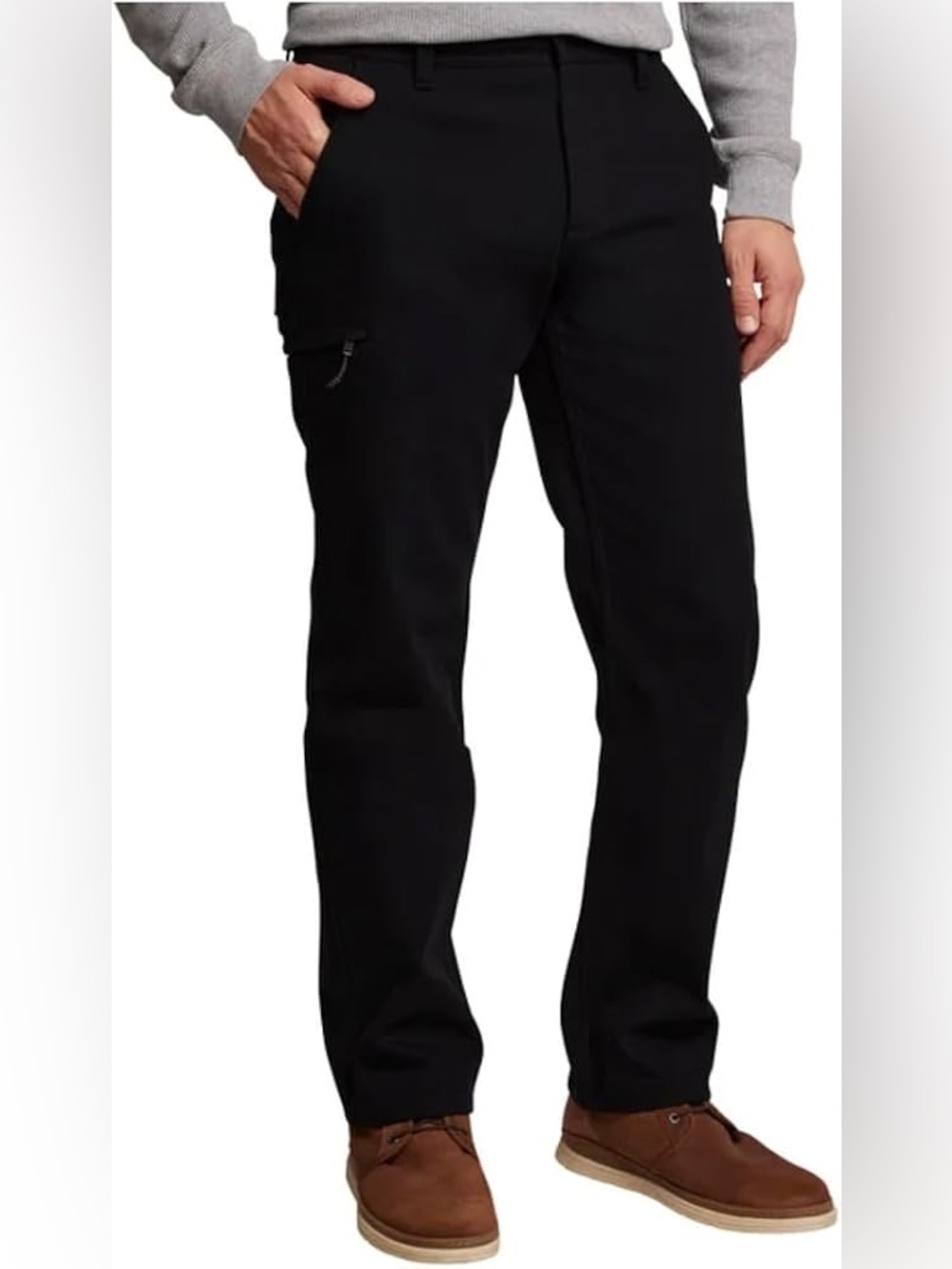 Weatherproof Black Men's Fleece Lined Pants